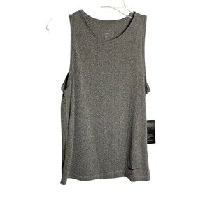 Nike Yoga Tank Top Women's Dri-Fit Running‎ Training  Sleeveless Size Small Grey